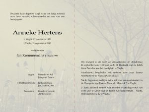 Rouwkaart - Abstracte bloemen - Afbeelding 3