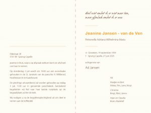 Rouwkaart - Zonsondergang - Afbeelding 3