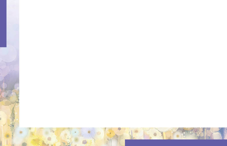 Dankbetuigingskaart - Veldbloemen abstract - Afbeelding 1