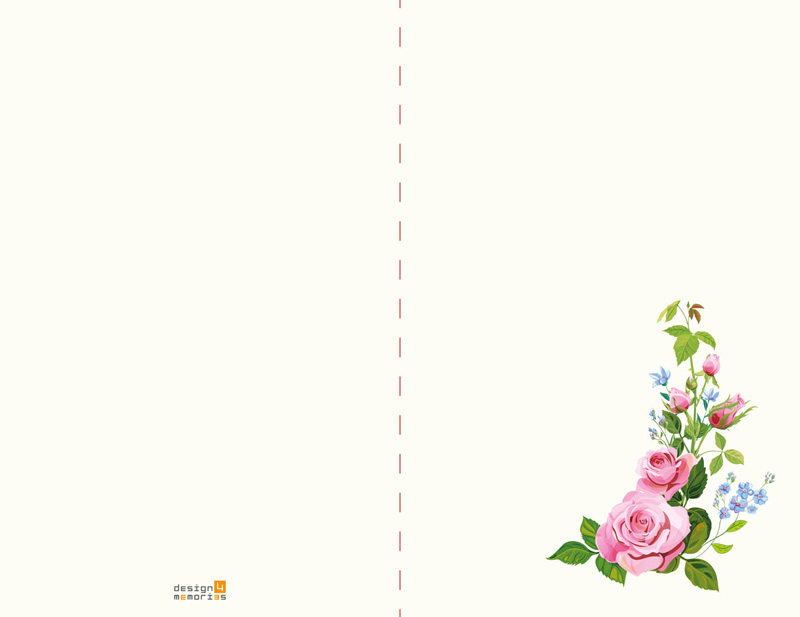 Gedachtenisprentje - Rozen illustratie - Afbeelding 1