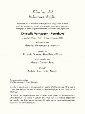 Rouwkaart - Golfbreker - Afbeelding 3