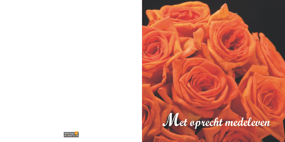 Condoleancekaart - Rozen - Afbeelding 2
